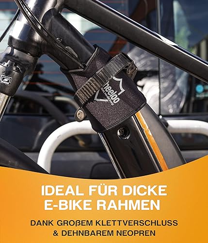Fahrrad Rahmenschutz 3er Set I Transportschutz passend für Thule Fahrradträger I Carbon Rahmen Schutz I Fahrrad Anhänger E-Bike Zubehör I ebike Befestigung universal passend