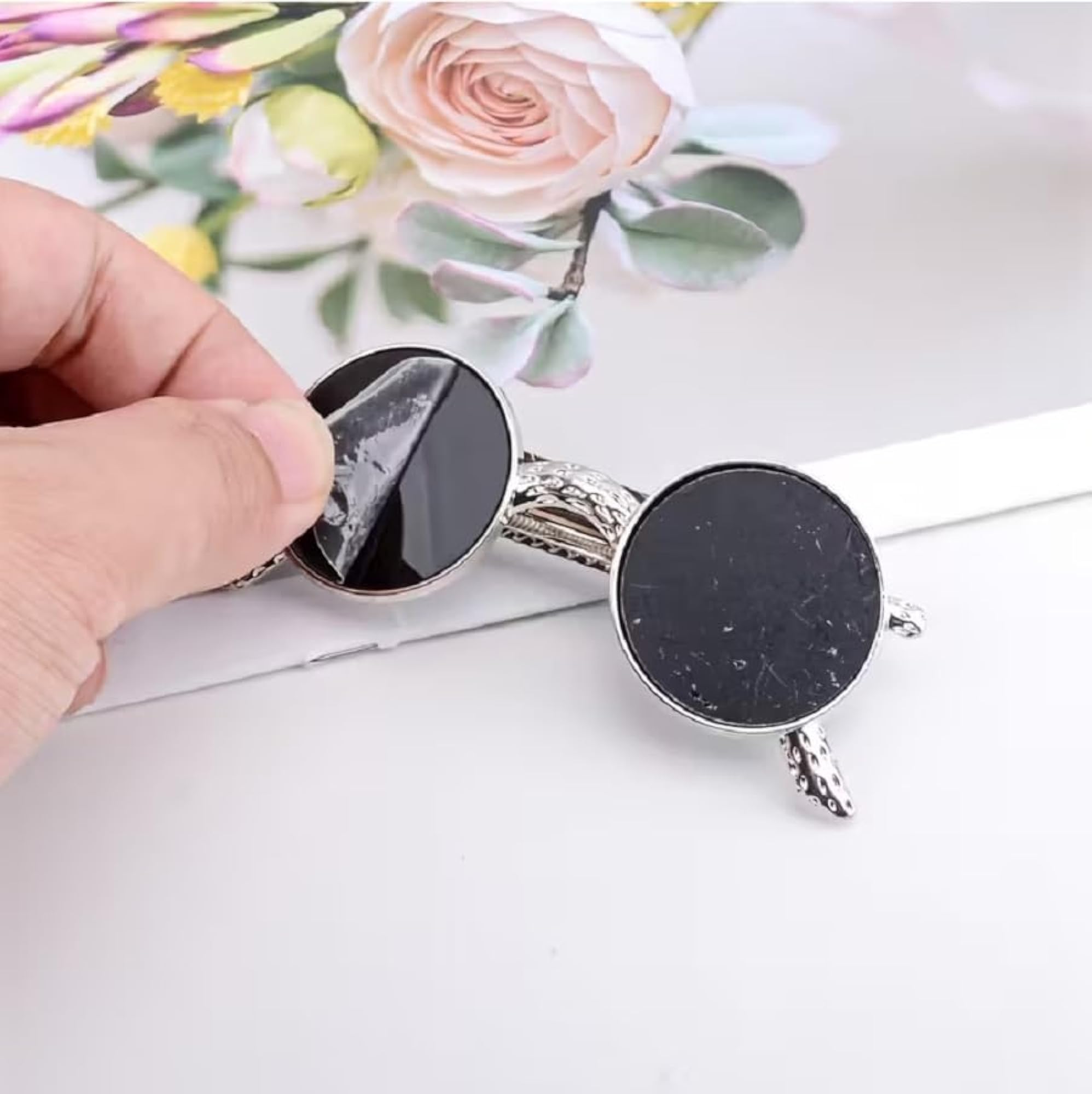 Vintage Sunglasses Hair Claw Clips for Teens and Women