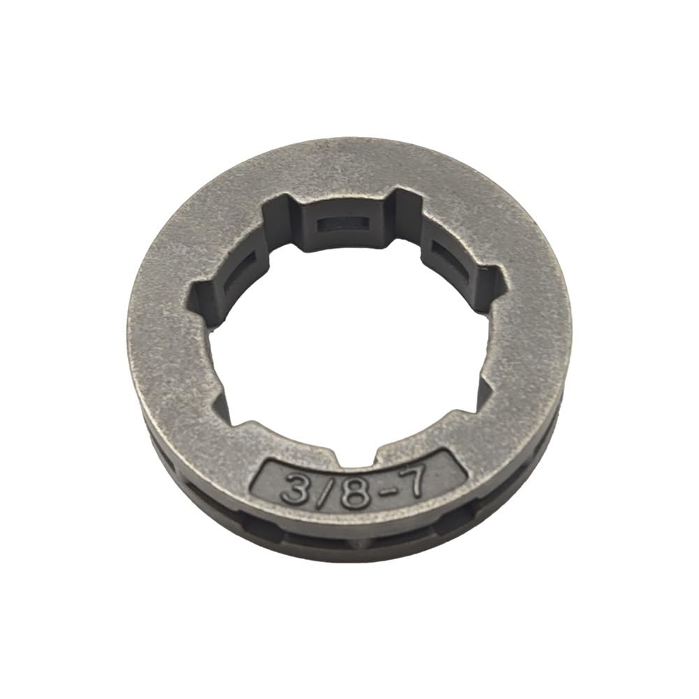 Lot de 2 pignons d'embrayage 3/8" 7T for tronçonneuses 61, 66, 266, 268, 272, 362, 365, 371, 372, 385, Remplacement OEM 68210