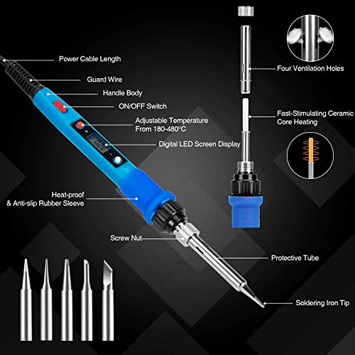 LCD Soldering Iron Kit