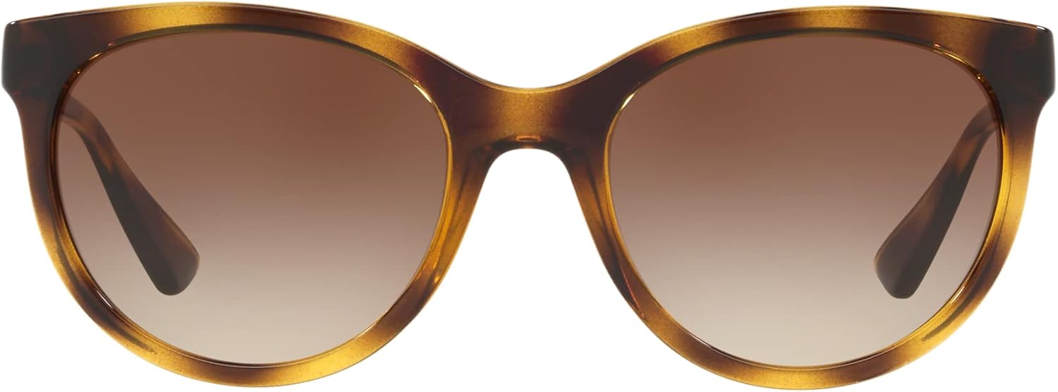 Sunglass Hut Collection Woman Sunglasses Havana Frame, Brown Gradient Lenses, 53MM