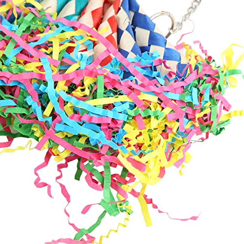 Papagaio de bambu pendurado trituração brinquedos balanço rede papagaio túnel conjunto para hamsters