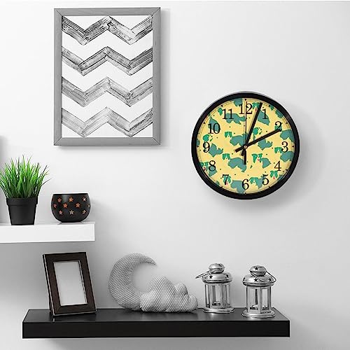 Horloge murale silencieuse à quartz Border Collie maison cuisine bureau - 6