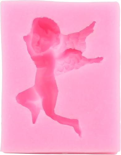 Miniatura 10 de Mujiang Angel Baby Fondant Molde de silicona para decoración de pasteles Herramientas de arcilla de polímero de chocolate Moldes Decoración de pastel