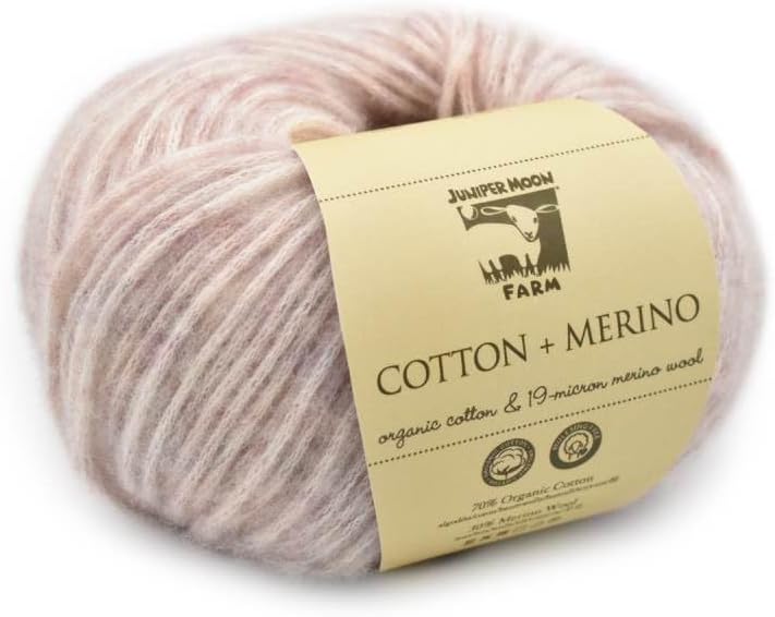 Juniper Moon Farm - Cotton + Merino Yarn, 100 g / 3.5 oz (03 - Dove)