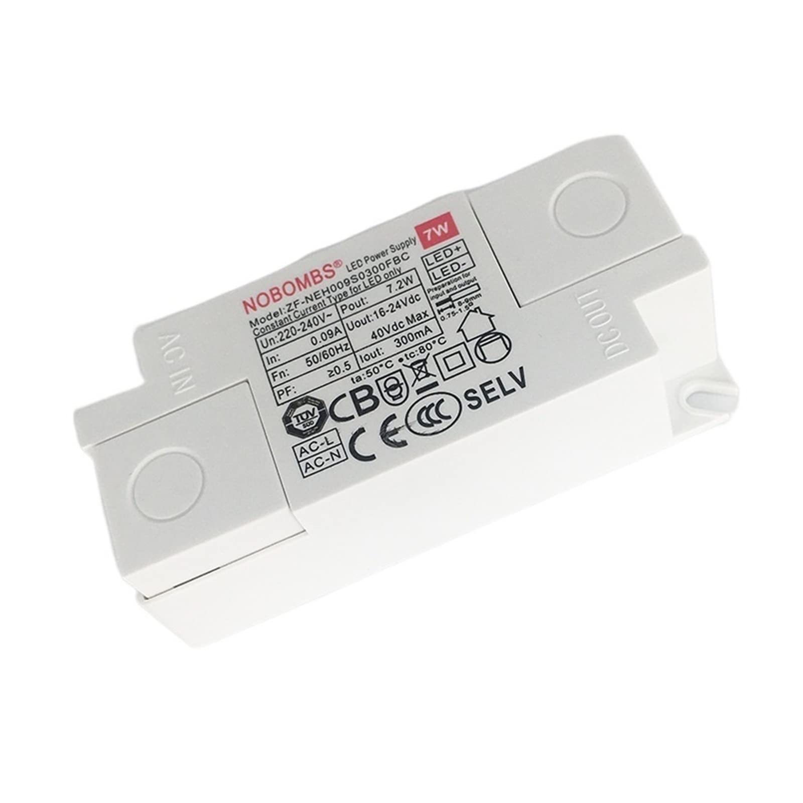 Alimentation LED anti-scintillement avec pilote isolé pour spot