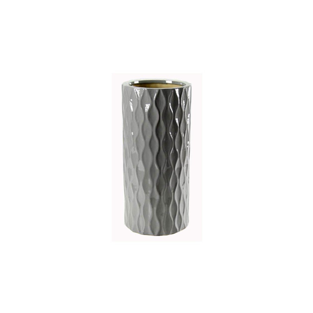 GICOS IMPORT EXPORT SRL Portaombrelli ceramica d. 23 h. 51 cm grigio chiaro