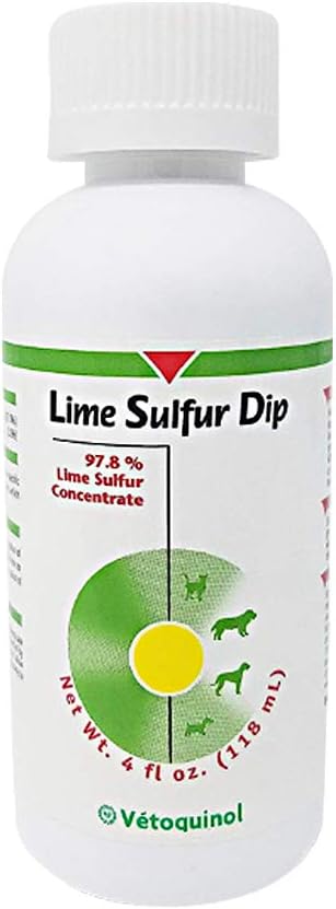 Vetoquinol 411512 Lime Sulfur Dip,4 oz