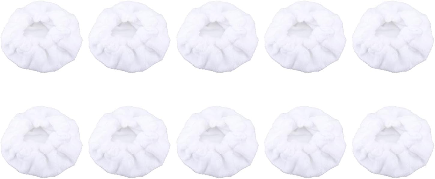 Microfibre Pads for Steam Cleaner Set, 10pcs Steam Cleaner Cleaning Pads Thickened Reusable Washable Microfiber Cloths Steam Mop Replacement Pads for Floor, Wall, Cleaning