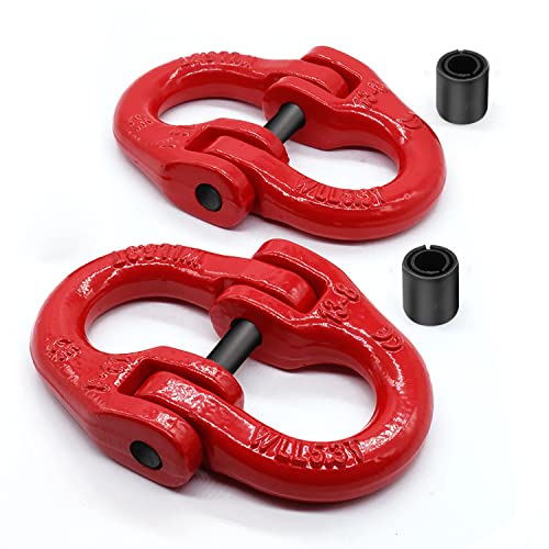 lifgarfe 2 unids 1/2 'Hammerlock Acoplamiento Conector Enlace Cadena de Seguridad Adaptador Conector Hammerlock Enganche de Remolque