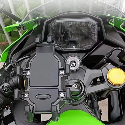 Support GPS Moto en Aluminium avec Housse Décorative Fourche Avant