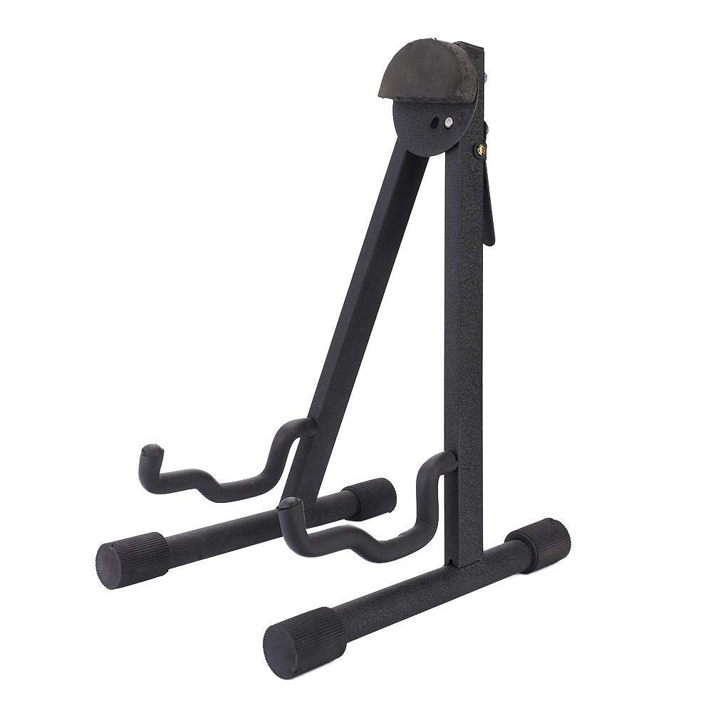 Supporto per Contrabbasso per Contrabbasso, Cornice Regolabile Portatile Pieghevole Antiscivolo per Violoncello Supporto per Strumento Musicale in Metallo, Nero