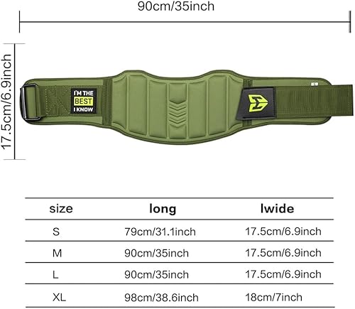 Miniatura 3 de Cinturón de levantamiento de pesas, cinturón de levantamiento para hombres y mujeres, cinturón de entrenamiento, cinturón de gimnasio para