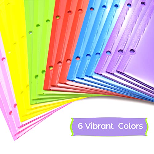 Dossier plastique robuste avec poches pour classeur format A4 - 5