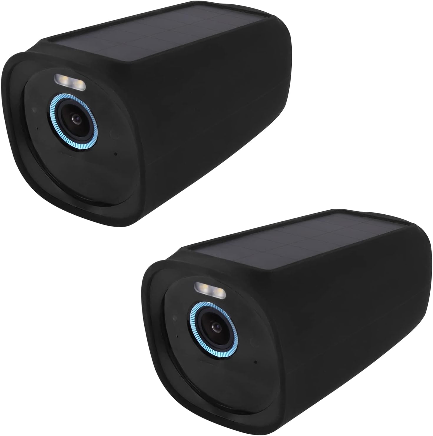 HOLACA Silicone Case Compatible with Eufy Security S330 eufyCam 3, Waterproof, Black, 2 Pack