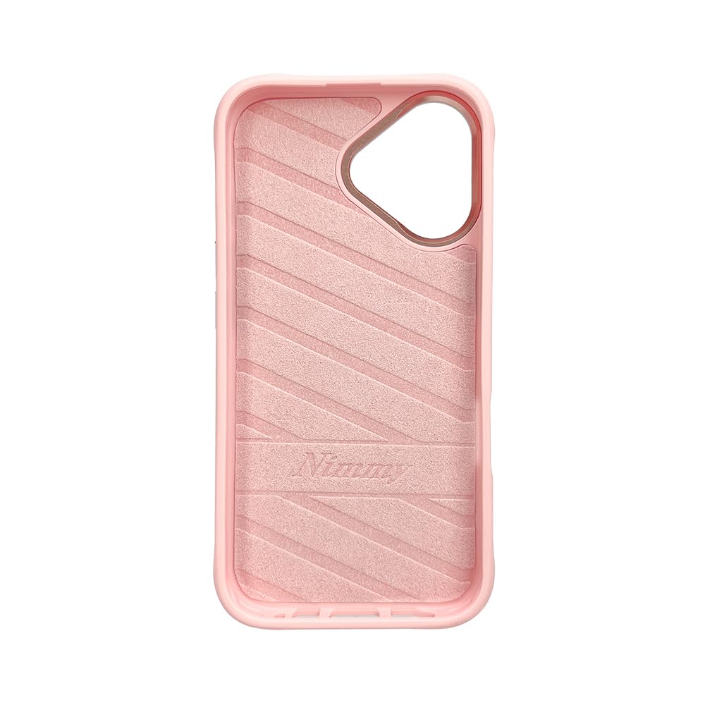 Nimmy COOL&Cute 2.0 Cat Coque compatible avec iPhone 16 Rose