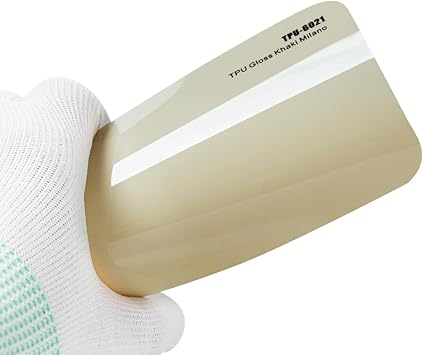 HOHOFILM TPU Glossy Khaki Milano Paint Protection Film Color PPF Automotive Car Wrapping Film Stretchable,Self Healing PPF 60" x43ft roll