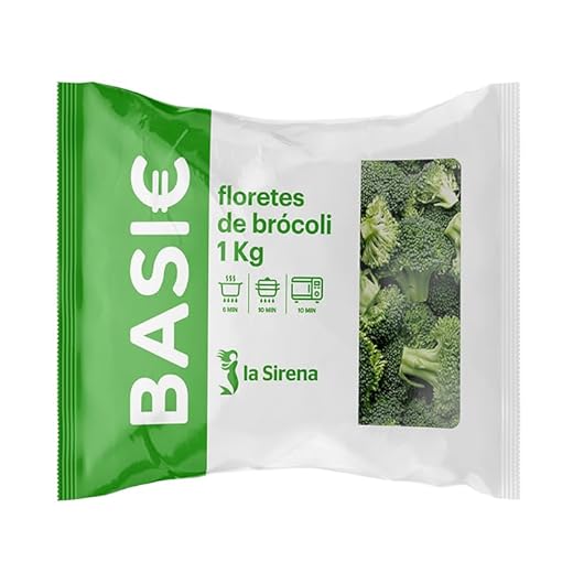 La Sirena BASIC Brócoli, 1kg (Congelado)