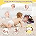 Imagen de URMYWO Juguetes Bebés Libro Bebé Montessori Plegable Tummy Time con Espejo Mordedor y Patrones Contraste Blanco Negro