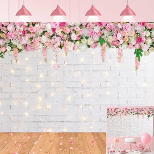 Toile de fond brique blanche anti-reflet pour réussir toutes vos photos de mariage et fête