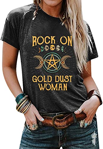 Camiseta feminina vintage com estampa retr&ocirc; de m&uacute;sica rock para concerto, camiseta de banda de...