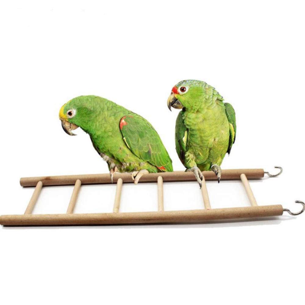 Vogelschaukeln 6St Set Vogelspielzeug Holzleitern Schaukelkratzer Barsch Klettertreppe Vogelkäfig Papagei Haustier Spielzeug Zubehör 1Set