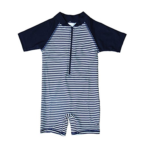 Image of SANSI Baby Boy Girl Swimsuit One Piece Surfing Suits Beach Swimwear Rash Guard