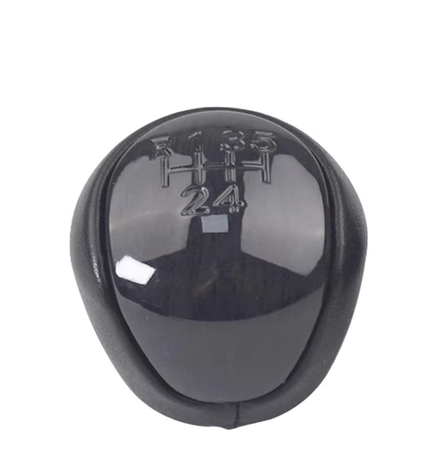 Ppxbfd 5 Speed-Black Shift Gear Lever Knob For Hyundai For Elantra I30 2008-2012 5 6 Speed Manual Mt Gear Shift Knob Shifter Lever Handball Car Shift Gear Knob Handle(5 Speed-Black)
