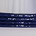ShiDianYi 3 Feet 1 Yards-Sequin Fabric, by The Yard, Sequin Fabric, Tablecloth, Linen, for Xmas Decor (1 Yard, Navy Blue)