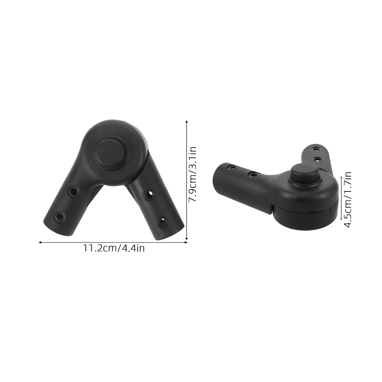 ORFOFE Stroller Folding Joint and Handlebar Connector Replacement Parts for 22mm Tubes Folding Pushchair Accessory for Trolleys Sturdy Mechanism for Strollers