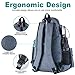 Himal Outdoors Tennis Backpack Tennis Bag - Large Storage Holds 2 Rackets and Necessities,Suitble for Women,Men and Teenagers
