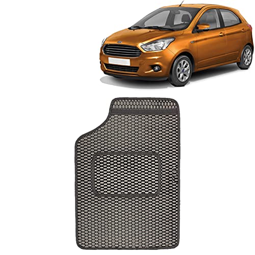 Image of Kingsway Grey Dotted Style Car Mats for Ford Figo (Set of 5)