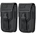 IronSeals 2 Pack Tactical Phone Holster Pouch, Smartphone Pouch Case Molle Attachment Belt Holder Waist for 4.7