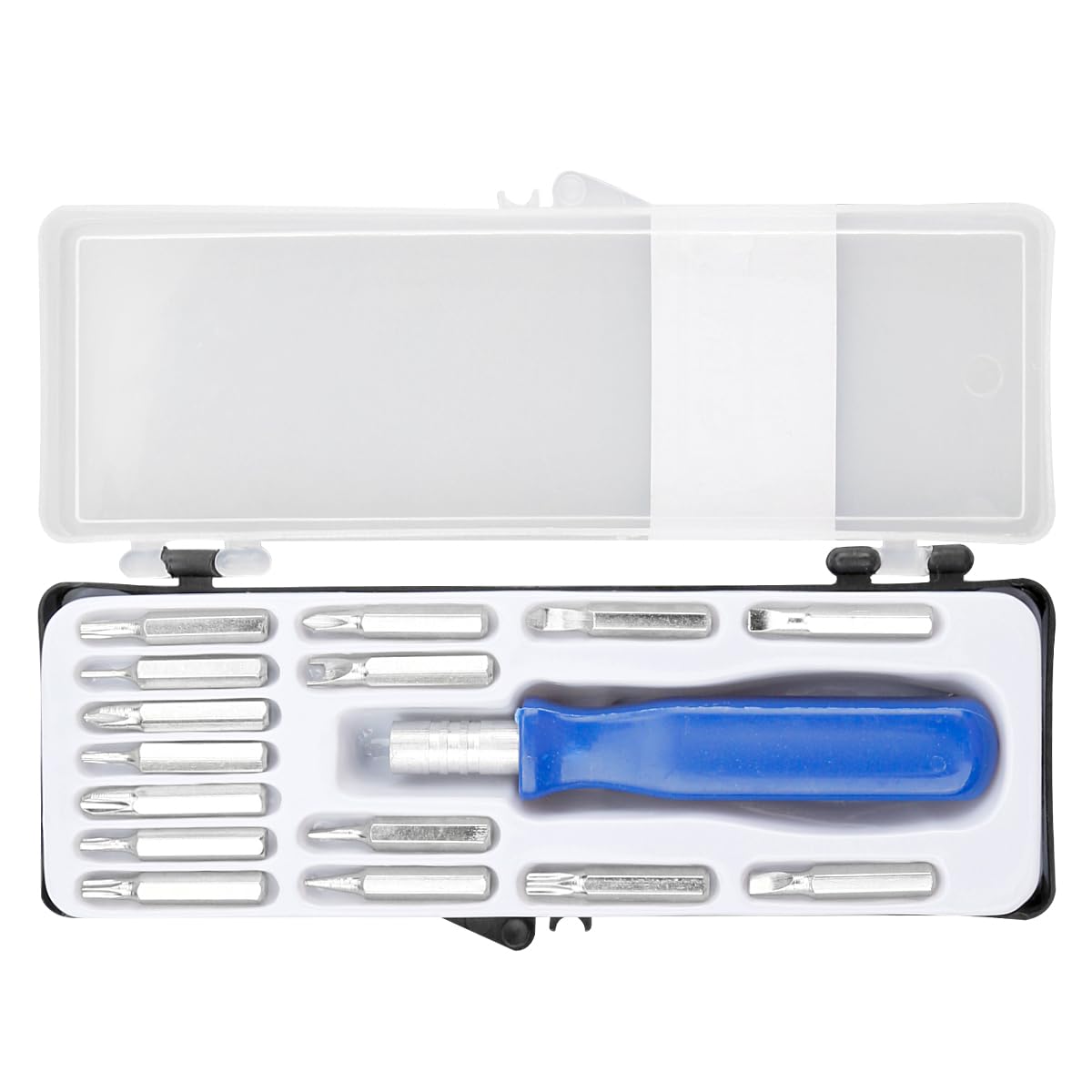 Gladfresit Black 16 In 1 Precision Screwdriver Set, Portable Mini Screwdrivers Tool Screwdriver Sets In Case For Mobile Phone Laptop Computer Watch Repair Tool