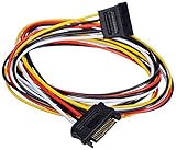 InLine 29651C Strom Verlängerung intern, SATA Stecker / Buchse, 1m