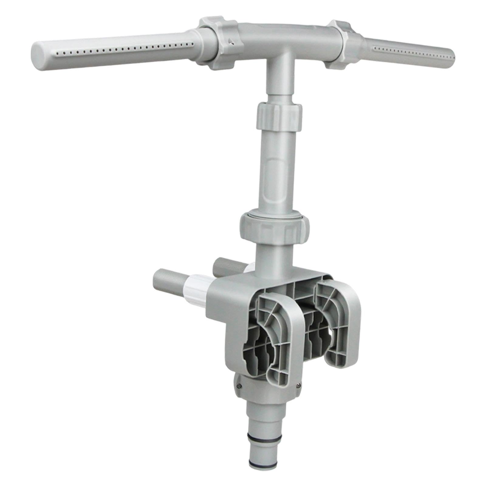 Pool Fountain High Performance Easy Installation Double Spray Outdoor Sturdy Gray-image-11