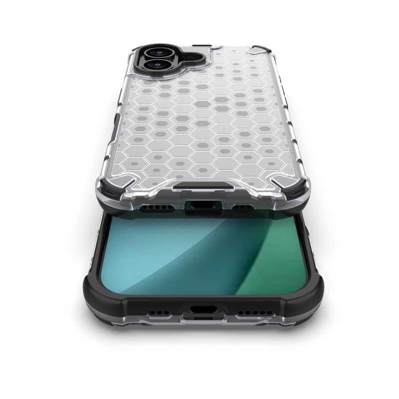 Image of Plastic Bumper Back Case Cover for iPhone 17 (Transparent)