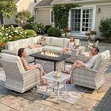 Outdoor Patio Furniture Set PE Wicker Rattan Outdoor Sectional Sofa