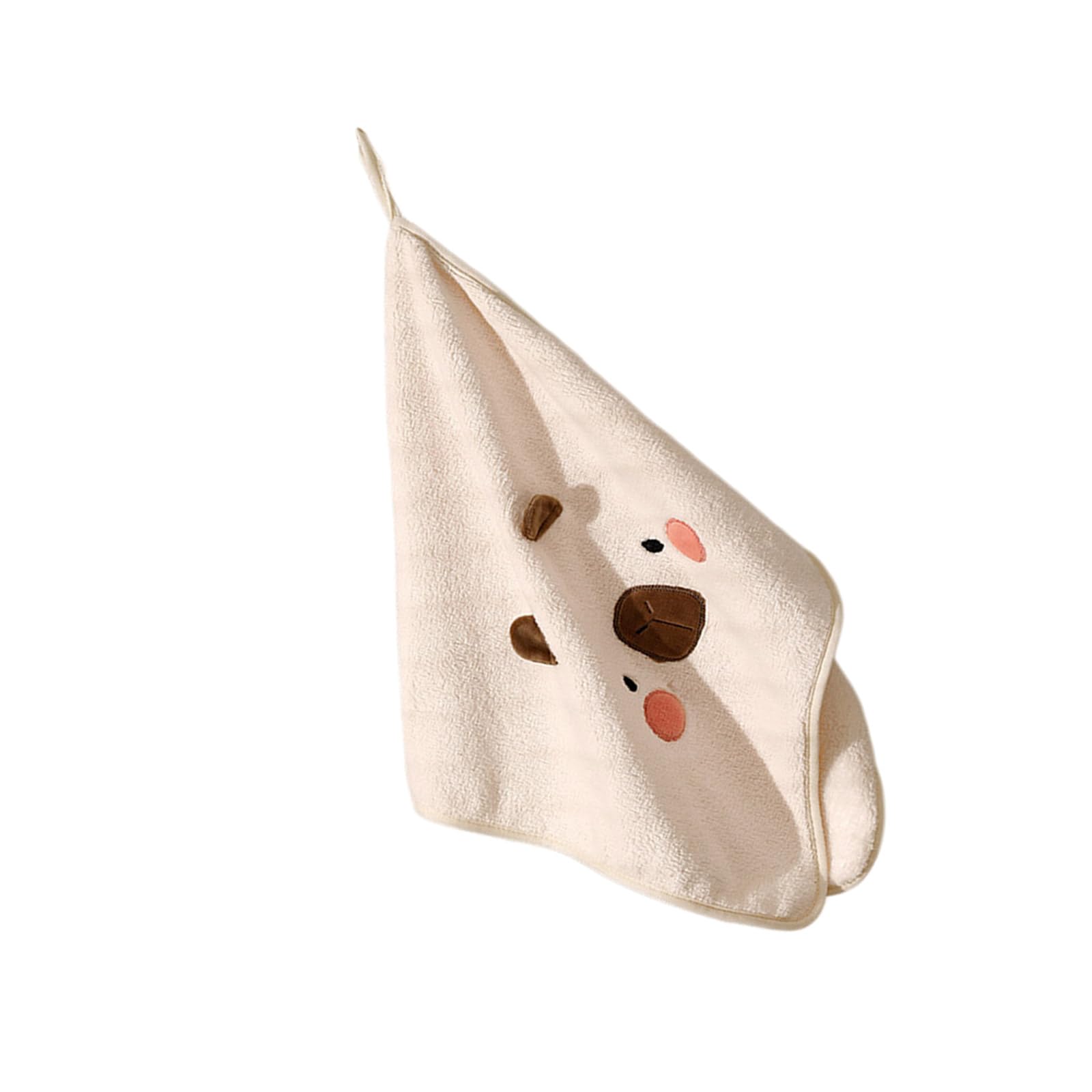 XISAOK Capybaras Patterned Children's Face Towels Microfiber Absorbent Quick Drying Hanging Washcloths
