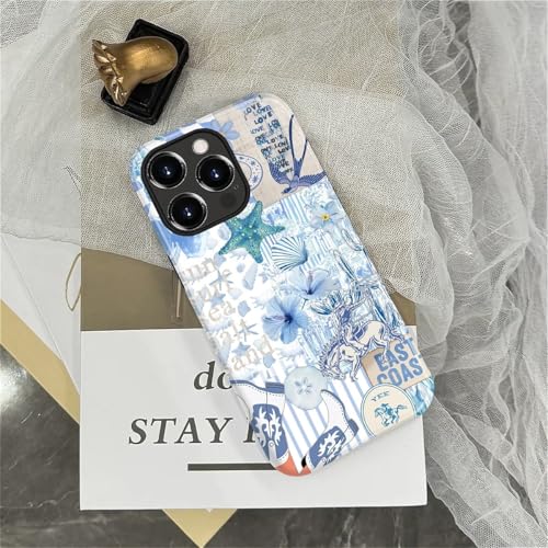 Coque iPhone 14 Pro antichoc résistant aux rayures design plage côtière