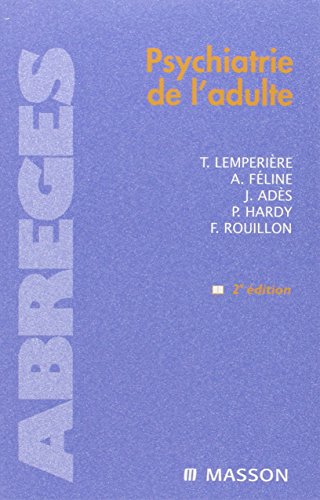 Télécharger Psychiatrie de l'adulte Livre eBook France