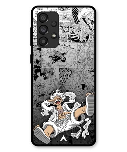 Image of Premium Anime 2 Case for Samsung Galaxy A33 5G (Glossy Finish) Soft-Touch Metal TPU Back Cover, Shockproof, Designer, Aesthetic Mobile Phone Case