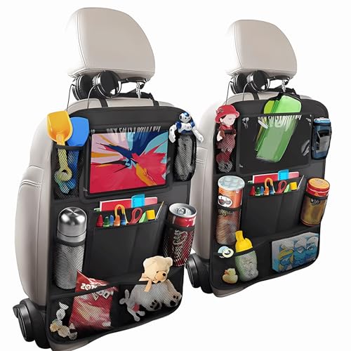 AruStar Car Seatback Organizer Large Storage box Caddy with 10 ...
