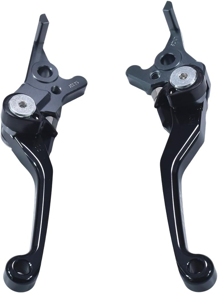 Motorcycle CNC 6061 Aluminum Brake Levers Adjustable Pivot Handle Bar Levers Replacement for Electric Dirt Bike Surron Sur-Ron Ultra Bee (Black)