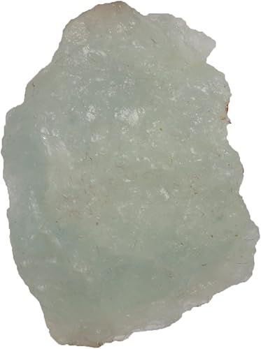 GEMHUB Cristal curativo de aguamarina azul cielo, 64.35 quilates aproximadamente, gema lapidaria natural crudo de aguamarina en bruto, Gema, Brasil
