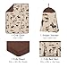 Sweet Jojo Designs 4-Piece Baby Crib Bedding Set (Western Cowboy Print) for Boys, Infants/Nursery incl. Blanket, Fitted Sheet, Skirt, Diaper Stacker (Country, Farm, Horse Ranch, Wild West, Southern)