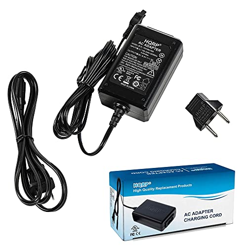 HQRP Replacement AC Adapter/Charger Compatible with Sony HandyCam DCR-DVD403, DCR-DVD405, DCR-DVD408, DCR-DVD505, DCR-DVD508 Camcorder, Desk