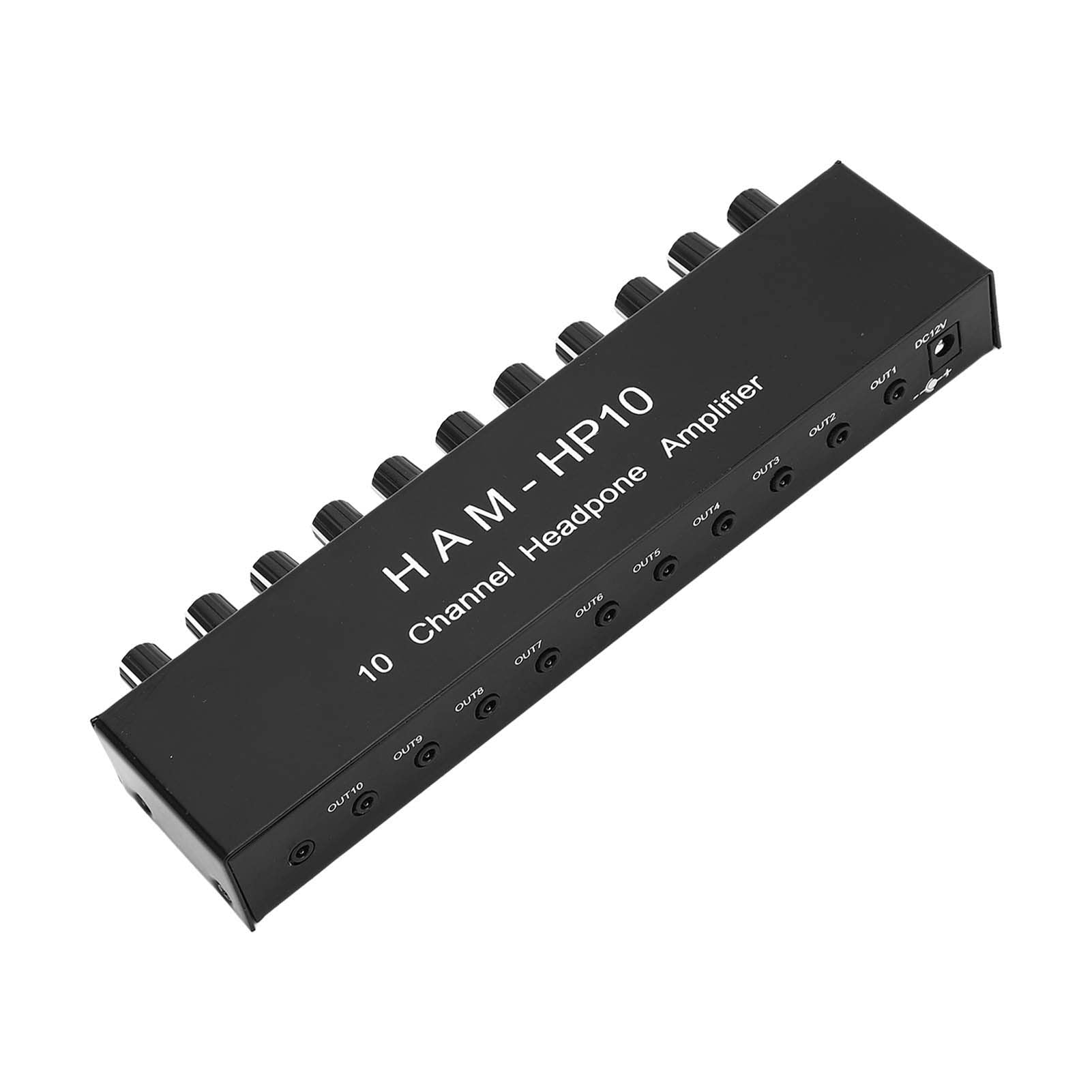Amplificatore per Cuffie a 10 di Alta qualità con Suono Chiaro per Musicisti e Audiofili Design Portatile