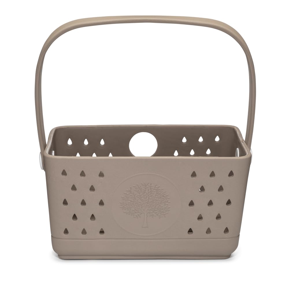 Parker Baby Bath Caddy BPA Free Food Grade Shower Caddy Organizer for Toys Supplies Quick-Dry Sturdy Perfect Size
