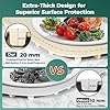 DiDaDy Warming Mat for Food, Full Surface Heating Electric Food Warming Mat with 7 Temperature Levels and 5 Hour Auto Shut-Off, Silicon Portable Food Warmer for Parties, Gatherings, Everyday Use #5